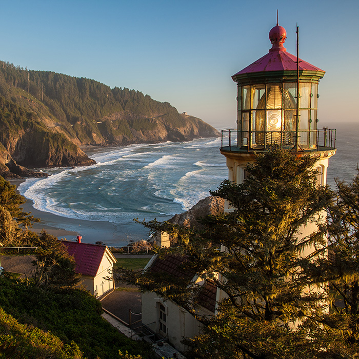 Heceta Head Lighthouse Near Florence, Oregon